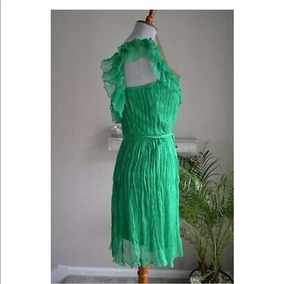 Rare! Kate Moss TopShop emerald green dress, M - Picture 3 of 7